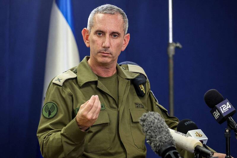 以色列军方发言人哈加里向媒体表示，「目前停火想法完全不纳入考量。」（法新社资料照）(photo:LTN)