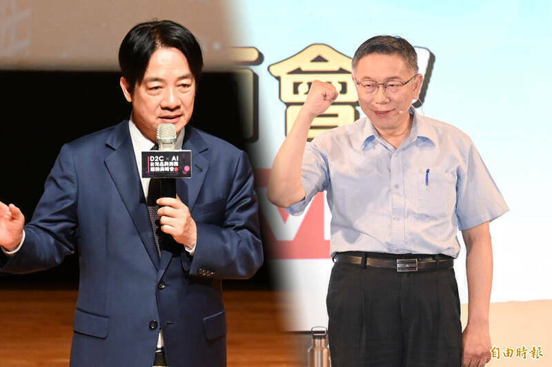 賴清德指出,徐春鶯本身經歷和主張有問題,而民眾黨主席柯文哲沒有國會經歷,對國家運作、監督國政一知半解。 (資料照;本報合成) 賴清德指出,徐春鶯本身經歷和主張有問題,而民眾黨主席柯文哲沒有國會經歷,對國家運作、監督國政一知半解。 (資料照;本報合成)