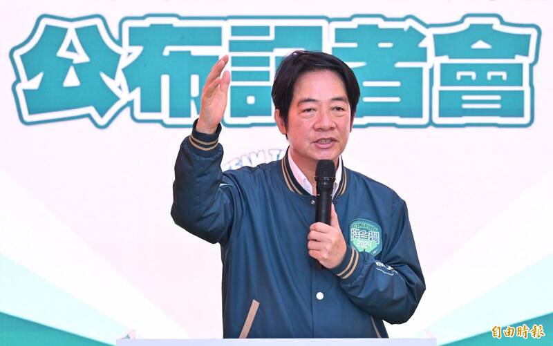 民進黨主席賴清德今表示，柯文哲惱怒面對學生提問既不可取也不應該，希望他今天對社會說明提名徐春鶯的理由。（記者劉信德攝）