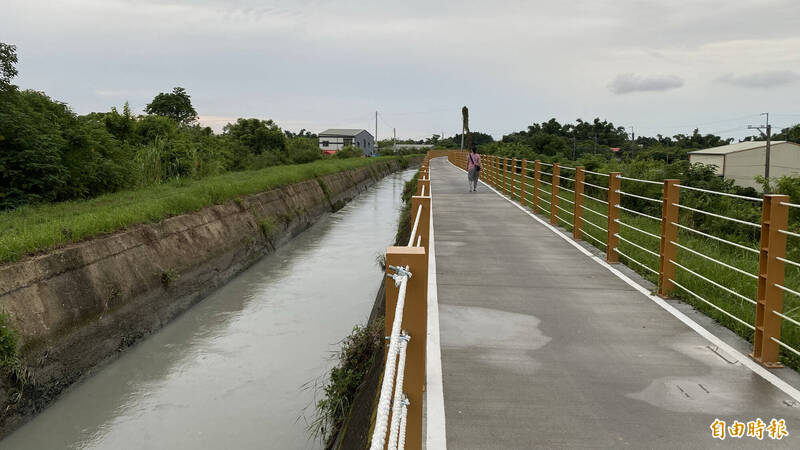 嘉南大圳水圳綠道。（記者楊金城攝）