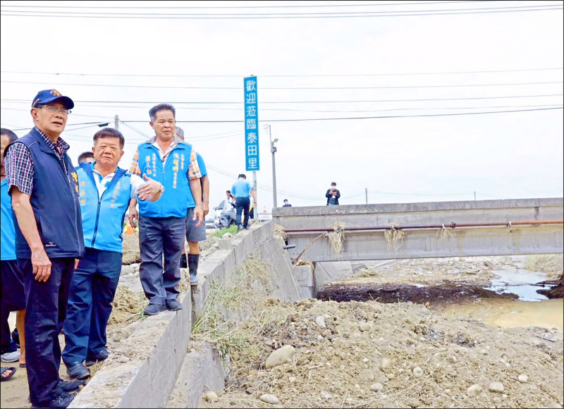 通洪斷面不足 中央補助苑裡南溪橋改建