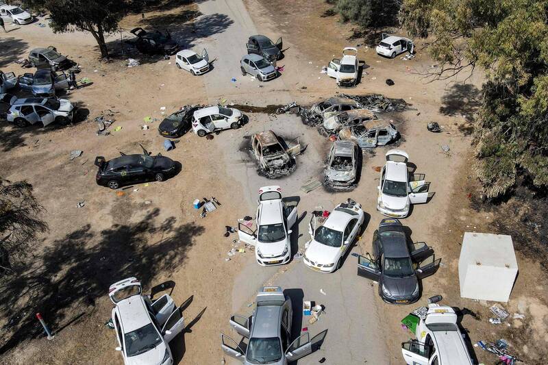 哈玛斯在10月7日对以色列发动袭击，造成「诺瓦音乐节」中364人失去生命。（美联社）(photo:LTN)