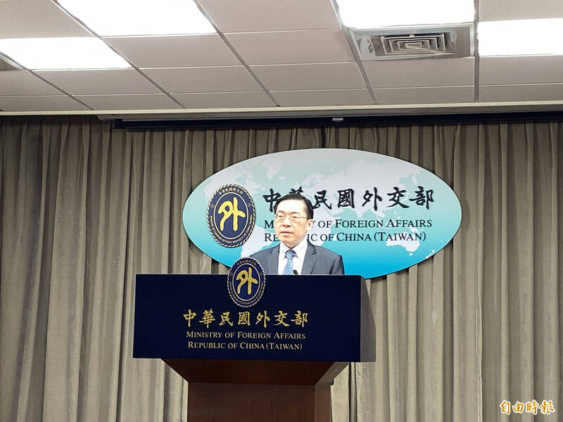 台灣日本關係協會秘書長范振國今進行業務報告。（記者楊堯茹攝）