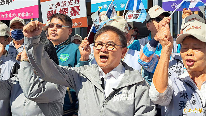 初選落敗而退出民進黨的立委劉櫂豪昨天登記參選下屆台東立委。（資料照）
