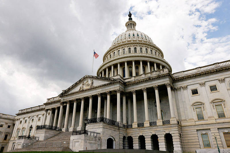 
The US Capitol Building in Washington is pictured on Aug. 15.
Photo: Reuters