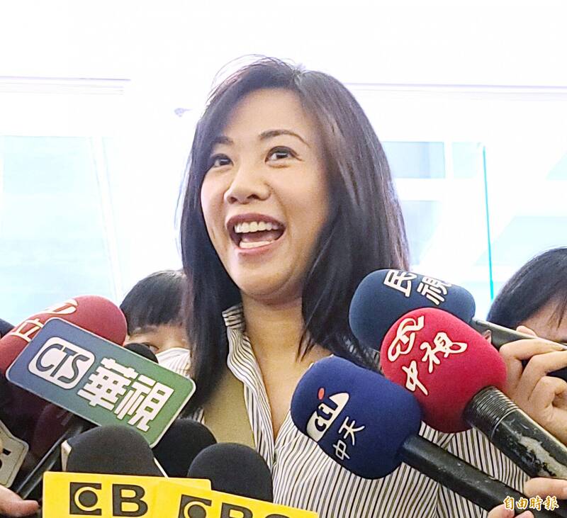 民眾黨副總統參選人吳欣盈。(資料照,記者方賓照攝) 民眾黨副總統參選人吳欣盈。(資料照,記者方賓照攝)