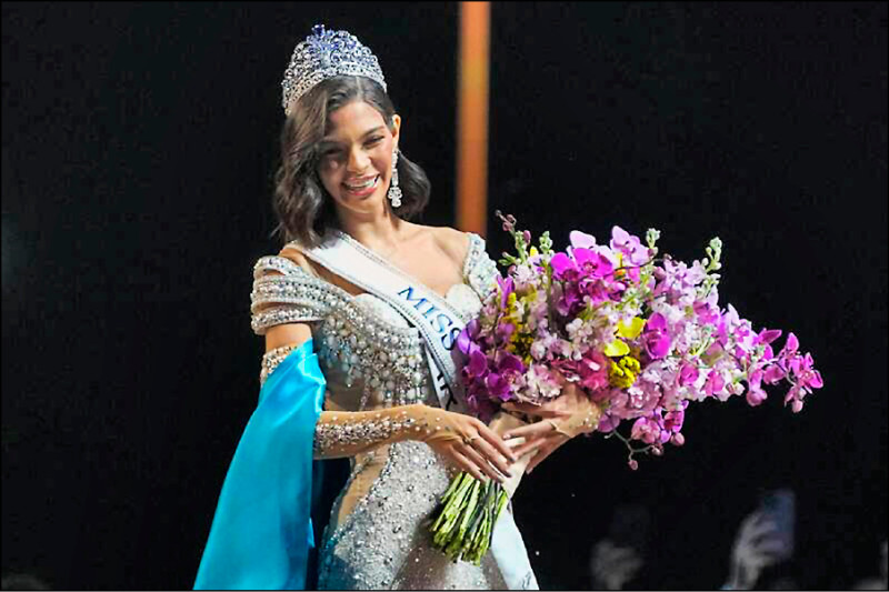 23岁尼加拉瓜小姐帕拉西奥丝，11月18日摘下环球小姐后冠。（美联社）(photo:LTN)