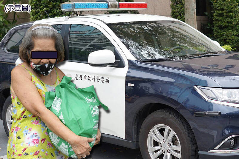 陳姓婦人向警方申請護鈔，但想搭警車遭拒絕，又被警方回「又不是計程車」等語，認為警方態度不佳。（示意圖；本報合成）