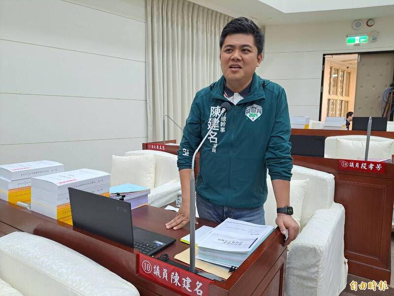 市議員陳建名批,高虹安忙出國及官司纏身,副市長懸缺3個月。(資料照,記者洪美秀攝) 市議員陳建名批,高虹安忙出國及官司纏身,副市長懸缺3個月。(資料照,記者洪美秀攝)