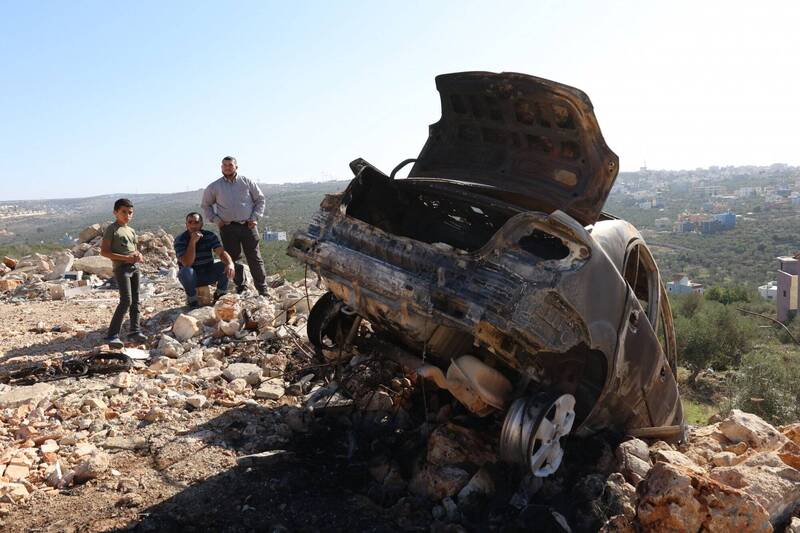 在哈玛斯10月7日袭击以色列之后，约旦河西岸犹太定居者攻击巴勒斯坦居民的事件大幅增加。（欧新社）(photo:LTN)