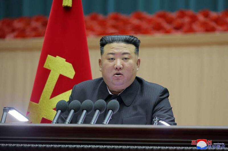 北韩领导人金正恩表示，若敌人使用核武器挑衅，平壤将毫不犹豫发动核武攻击。（法新社）(photo:LTN)