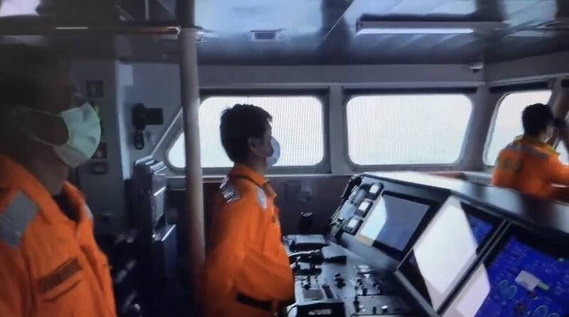 海巡署持续搜救落海失踪海军人员。（海巡署提供）(photo:LTN)