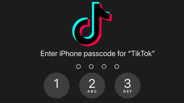 近日TikTok突然要求用户，必须输入「iPhone密码」才可使用该程式。（图撷取自TikTok）(photo:LTN)