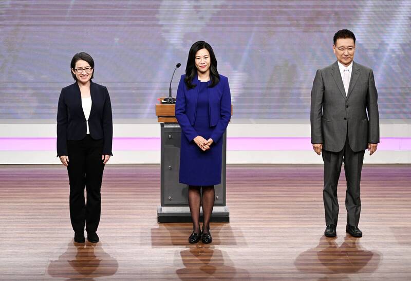 2024大選副總統候選人電視辯論會於元旦下午登場並順利結束。（台北市攝影記者聯誼會）