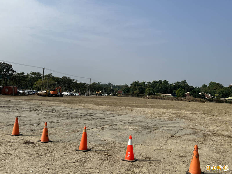 斗六人文公園區段徵收開發案開工，預計2026完工，屆時將帶動斗六發展。（記者黃淑莉攝）