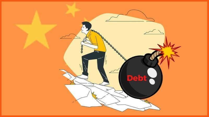 去年第4季中国整体债务佔GDP（国内生产总值）比达286.1%，再创历史新高纪录。（撷取自网路）(photo:LTN)