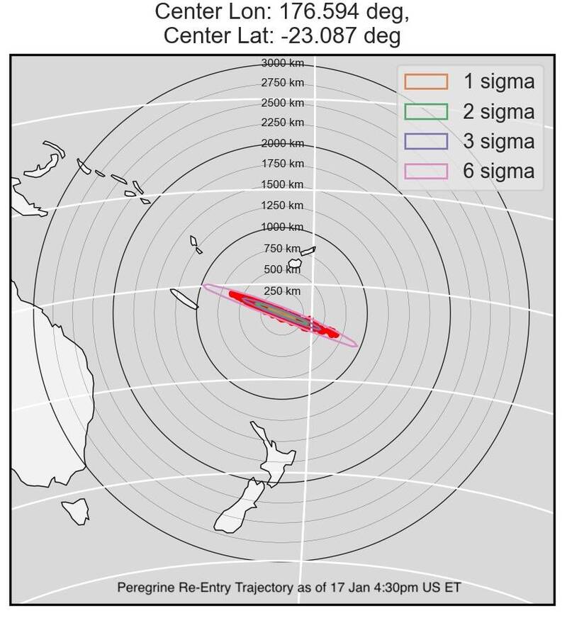 「游隼号」预估在台湾时间19日清晨5点坠落在南太平洋海域。（图撷自astrobotic.com）(photo:LTN)