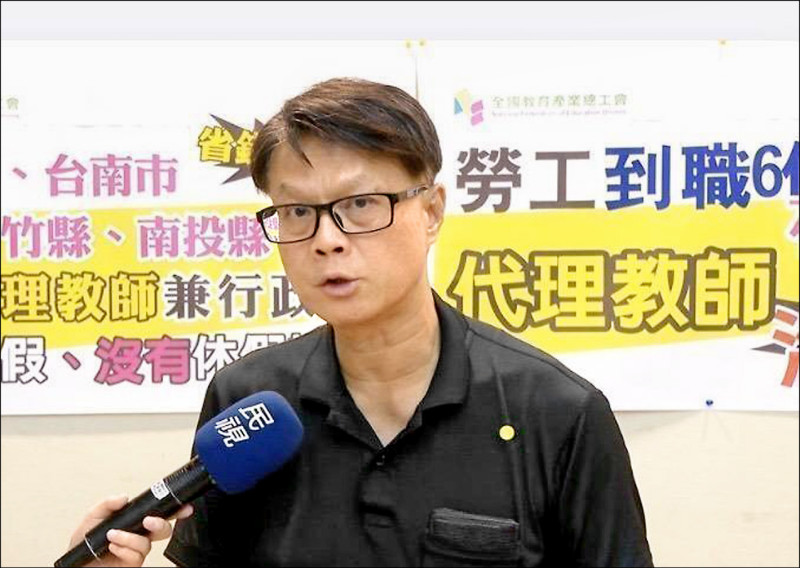 加強維護校園安全，全教產理事長林碩杰主張學校應全面設安檢門。（林碩杰提供）