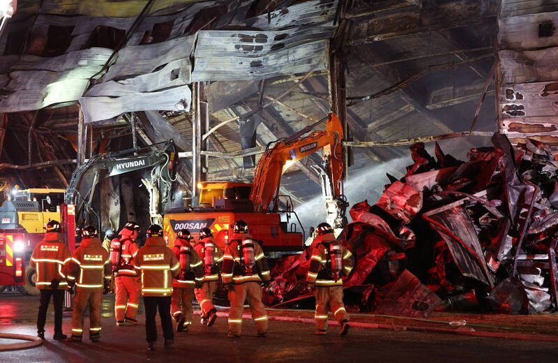 台灣,|南韓工廠惡火造成2消防員殉職 總統尹錫悅表示哀悼 - 國際 - 自由時報電子報