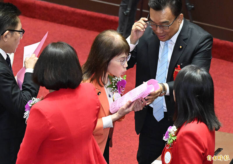 立委陳昭姿承認廢票是她投的。（記者廖振輝攝）