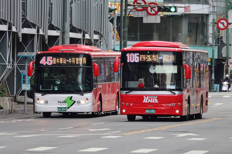 因應７天春節年假，中市春節公車班次調整。（交通局提供）