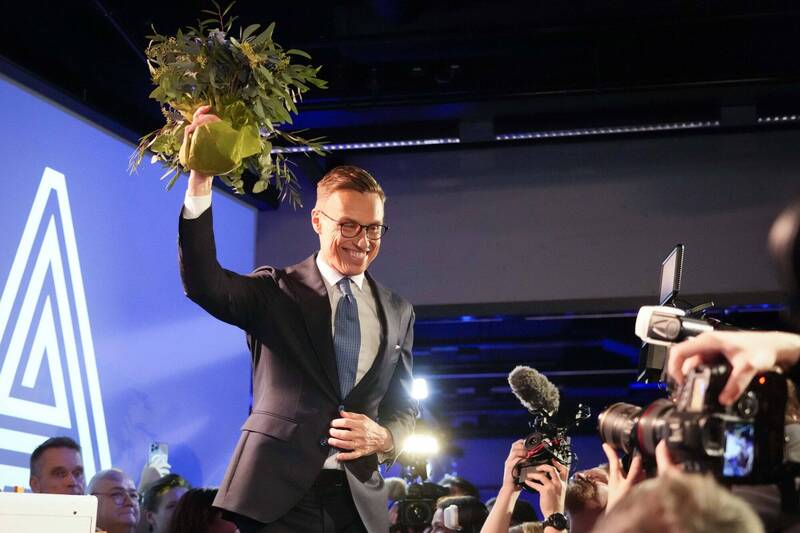 芬兰在当地时间11日举行第二轮总统大选，前保守派总理史塔布当选。（美联社）(photo:LTN)
