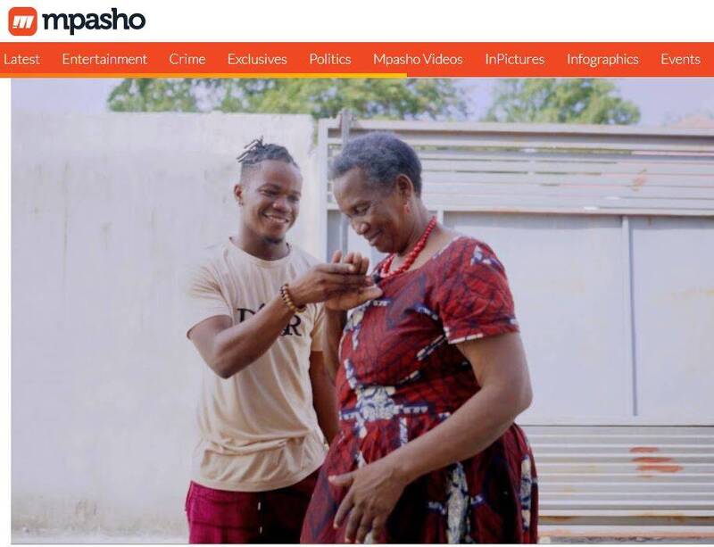 坦尚尼亚一对年龄相差高达56岁的嬷孙恋情侣，近日掀起各界热议。（图撷取自Mpasho官网）(photo:LTN)