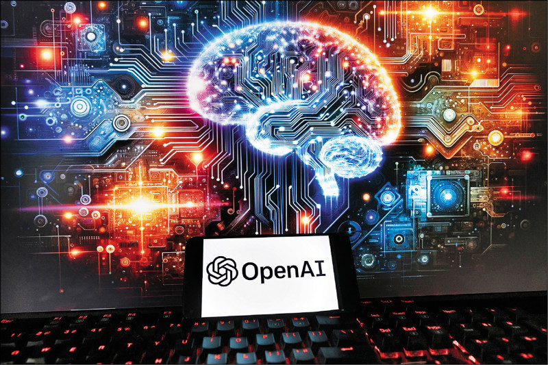 人工智慧（AI）平台ChatGPT开发商OpenAI等全球主要科技公司承诺，将共同力阻AI生成的不实资讯影响世界各地选举。（美联社档案照）(photo:LTN)