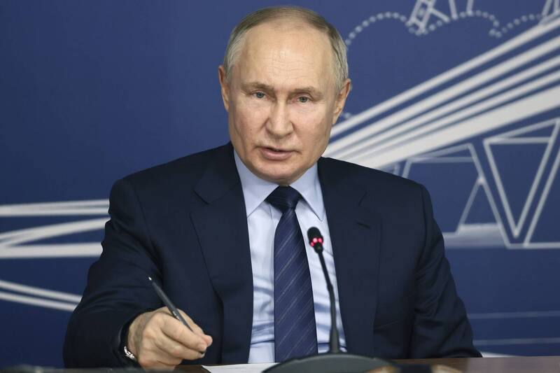 俄罗斯总统普廷表示，乌俄战争对俄罗斯来说关乎到「生死存亡」。（美联社）(photo:LTN)