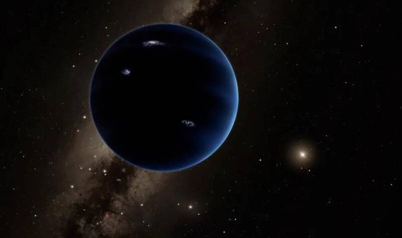 大部分科学家相信假想的「第九行星」潜伏在太阳系外围某处。示意图。（图撷取自IPAC官网）(photo:LTN)