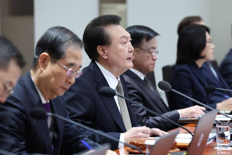 南韩总统尹钖悦痛批：「作为医疗领域领导人物的住院医师和未来医疗领导人物的实习医生，不应该出现以人民生命健康作为人质的集体行动。」（法新社）(photo:LTN)