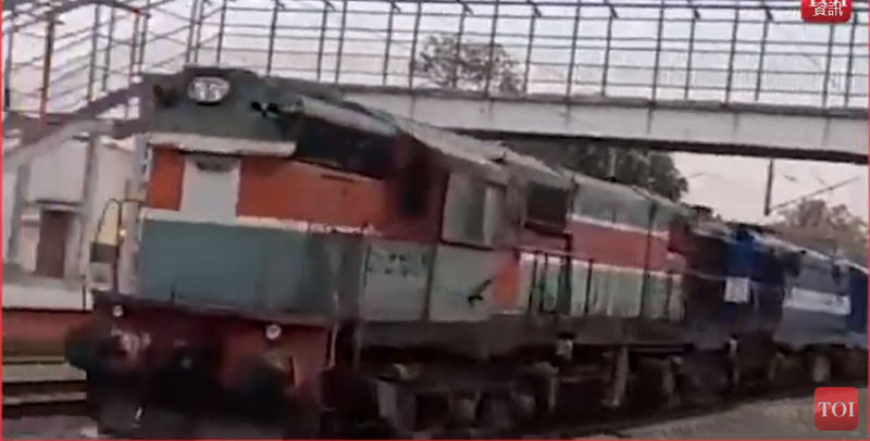 印度货运列车在无人驾驶情况下行驶70公里。（图取自网路）(photo:LTN)
