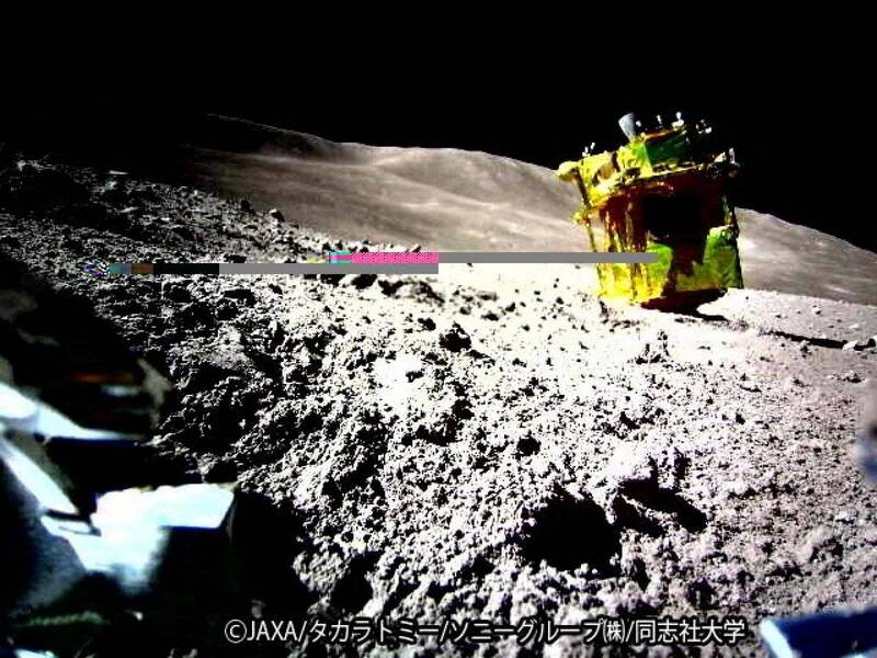 日本登月探测机「SLIM」完成了精准登陆目标，但登陆后侧翻，太阳能电池板一度无法发电。（路透）(photo:LTN)