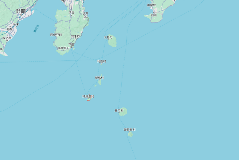 日本漁船「第八福榮丸」在伊豆群島神津島北方海域觸礁。（圖擷自Google地圖）