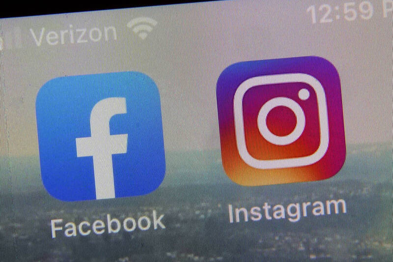 脸书、Instagram以及与IG连动的Threads週二深夜传出大当机。（美联社）(photo:LTN)