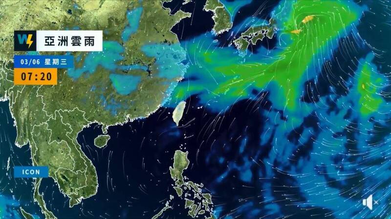 氣象專家提醒，明日因鋒面通過及「大陸冷氣團」南下，中部以北轉雨，且氣溫遽降相當有感，預估北部溫度一路下滑，入夜將降至14度，中南部也都將降至20度以下。（圖擷自臉書）