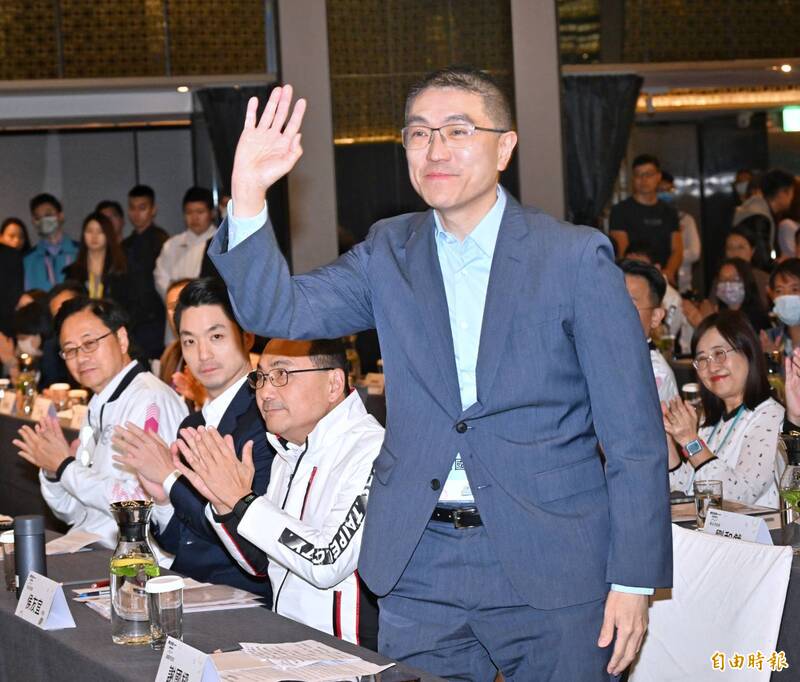 基隆市長謝國樑出席「基北北桃合作交流平台」市長層級會議。（記者方賓照攝）