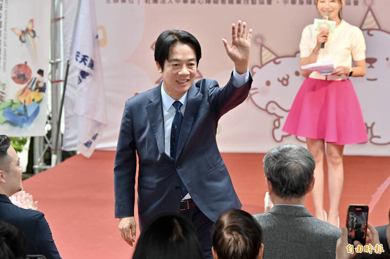 賴清德今出席「寶貝童心,夢想起飛」聯歡童樂會。(記者叢昌瑾攝) 賴清德今出席「寶貝童心,夢想起飛」聯歡童樂會。(記者叢昌瑾攝)