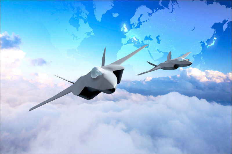 日本内阁会议26日批准与英国和义大利共同开发的新一代战机，未来可以有条件对第三国出口。图为3国合作研发的新一代战机想像图。（法新社档案照）(photo:LTN)