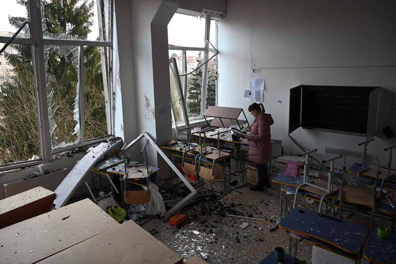 乌克兰利沃夫地区遭受俄罗斯空袭，造成1人不幸罹难。（法新社）(photo:LTN)