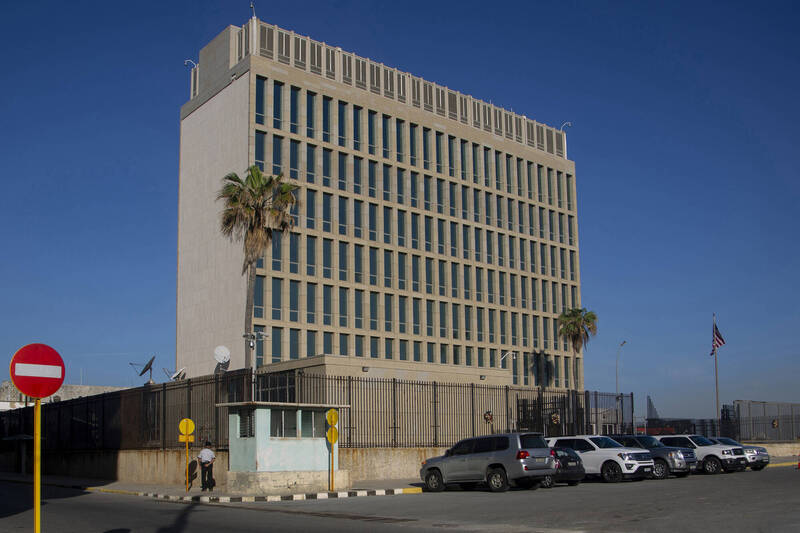 美国驻古巴哈瓦那大使馆。（美联社档案照）(photo:LTN)