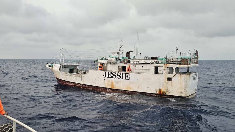 海巡署登检「JESSIE（婕西号）」杂货轮。（海巡署提供）(photo:LTN)