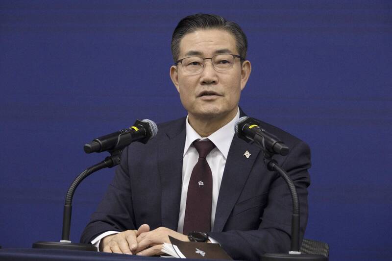 南韩国防部长申源湜。（欧新社）(photo:LTN)