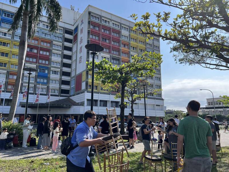 因應花蓮強震，花蓮翰品酒店宣布今起至7日暫停營業。（圖擷取自「翰品酒店花蓮」臉書粉絲專頁）