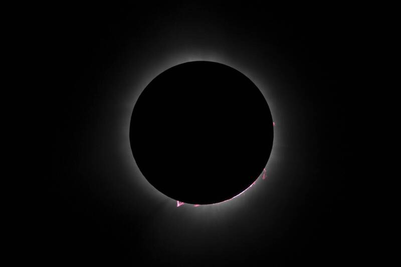日全食8日午后在北美洲登场。（法新社）(photo:LTN)