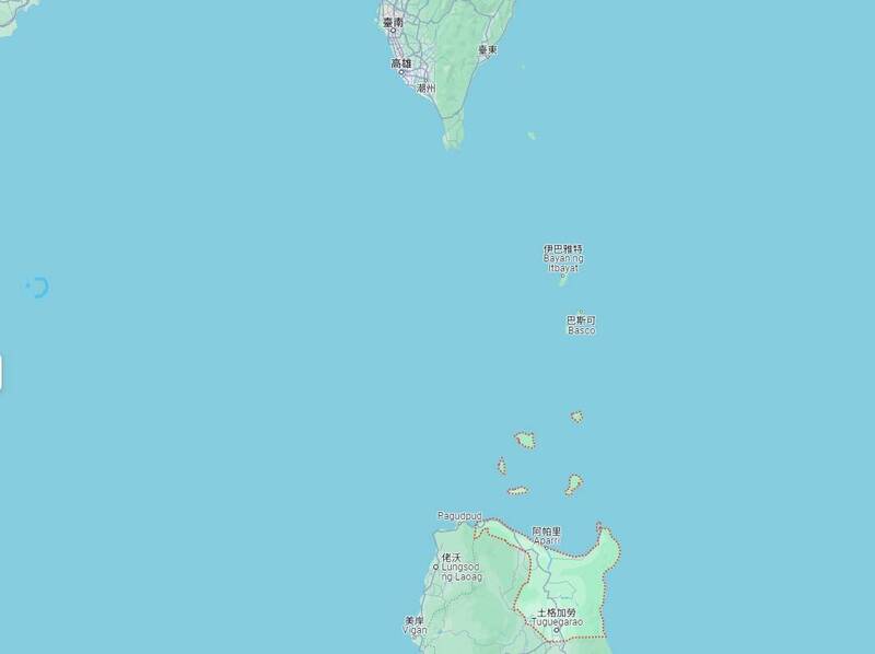 菲律宾北部靠近台湾的卡加延省拥有2座美菲加强国防合作协议军事基地。（撷取自Google地图）(photo:LTN)