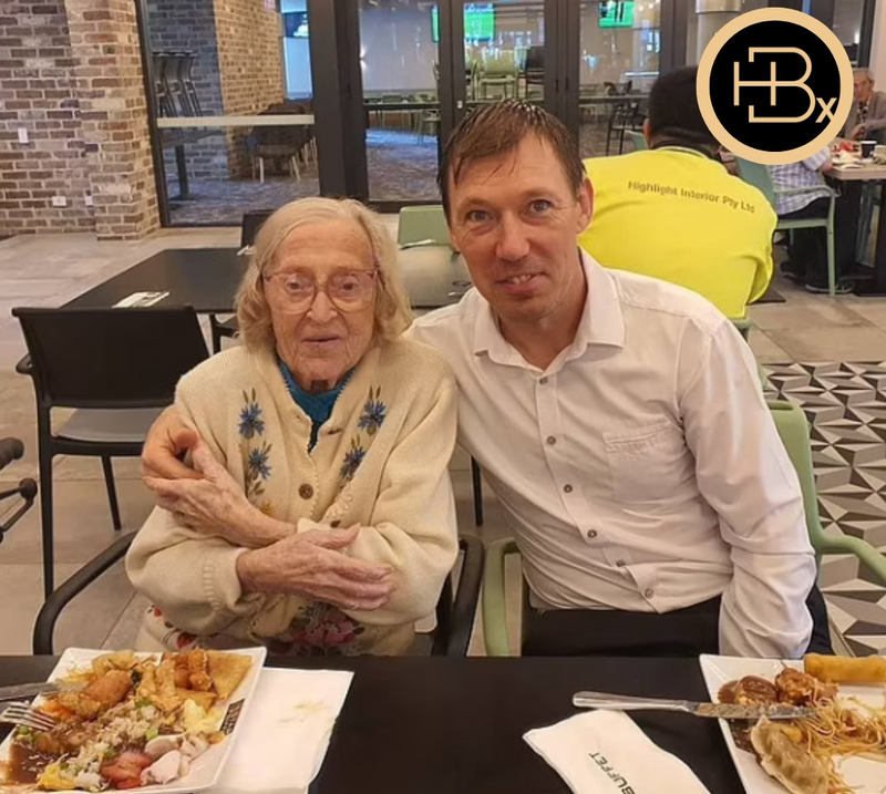 澳洲一名48歲的律師索森(Mart Soeson),與一名跟他年齡相差非常多、高齡104歲女子里特(Elfriede Riit)交往。(圖擷取自@tnzlive 社群平台「X」) 澳洲一名48歲的律師索森(Mart Soeson),與一名跟他年齡相差非常多、高齡104歲女子里特(Elfriede Riit)交往。(圖擷取自@tnzlive 社群平台「X」)