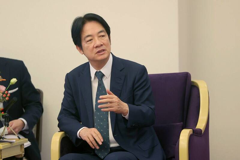 總統當選人暨副總統賴清德今天下午接見「戰略暨國際研究中心(CSIS)訪問團」時表示,未來新政府將秉持理性、審慎的態度處理兩岸關係,堅決維護台海和平現狀。(總統府提供) 總統當選人暨副總統賴清德今天下午接見「戰略暨國際研究中心(CSIS)訪問團」時表示,未來新政府將秉持理性、審慎的態度處理兩岸關係,堅決維護台海和平現狀。(總統府提供)
