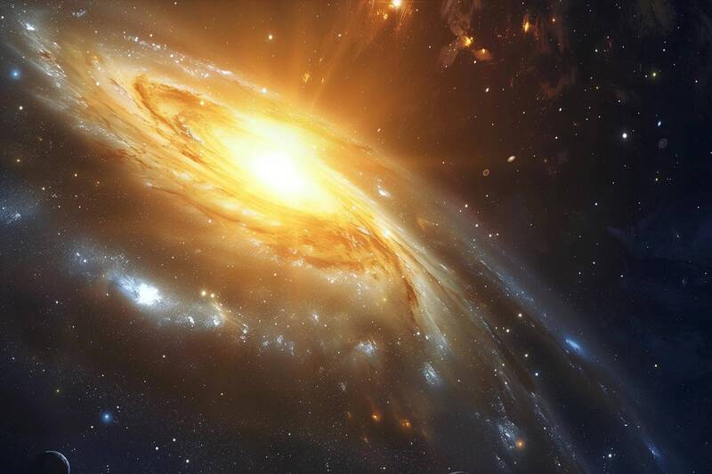 研究人员在最初研究单一星系时，利用MeerKAT电波望远镜，意外发现其他49个星系，突显了这个仪器对未来天文研究的潜力；示意图。（图撷取自NASA官网）(photo:LTN)