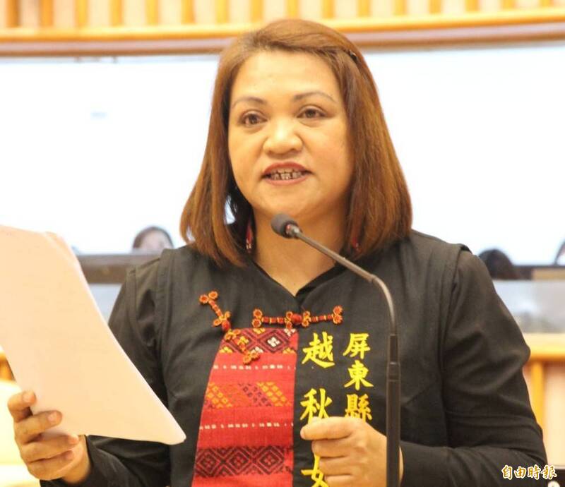 屏東縣議員越秋女涉嫌賄選,被檢方提起當選無效之訴,高雄高分院判決當選有效並定讞。(記者葉永騫攝) 屏東縣議員越秋女涉嫌賄選,被檢方提起當選無效之訴,高雄高分院判決當選有效並定讞。(記者葉永騫攝)